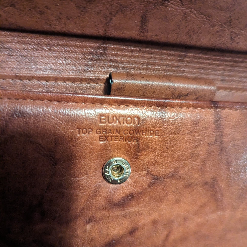 Buxton Heiress Organizer Clutch, Cognac - Picture 6 of 6